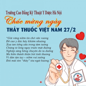 Chúc mừng 66 năm ngày Thầy Thuốc Việt Nam (27/02)