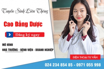 Tuyển sinh liên thông, Văn bằng 2 Cao Đẳng Dược