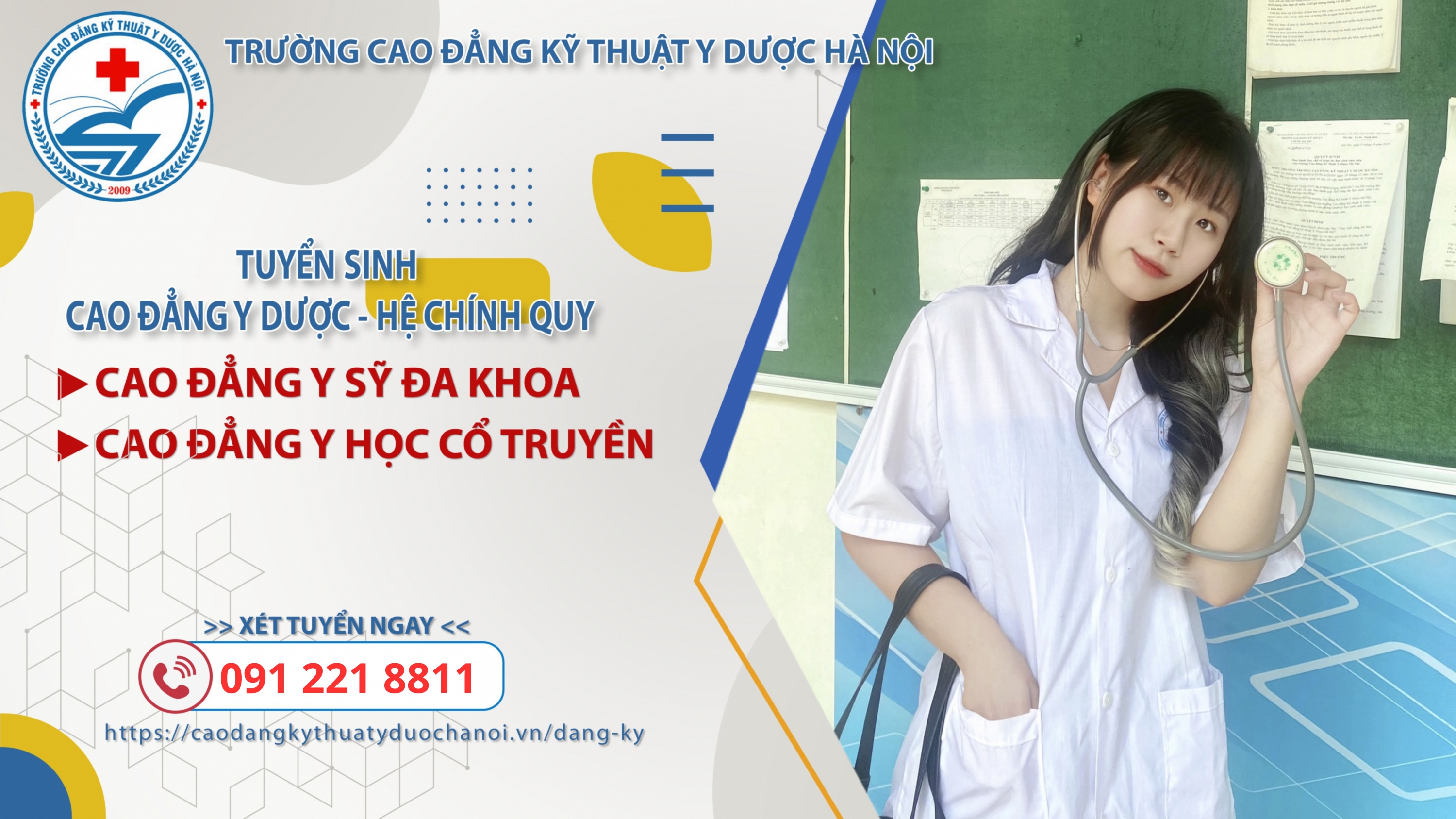 Tuyển sinh Cao đẳng Y sỹ đa khoa và Cao đẳng Y học cổ truyền